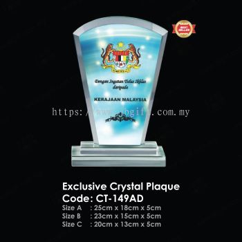 Exclusive Crystal Plaque CT-149AD