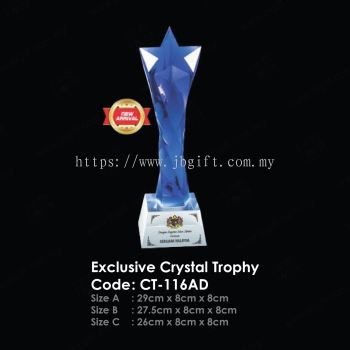 Exclusive Crystal Trophy CT-116AD