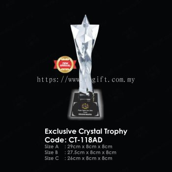 Exclusive Crystal Trophy CT-118AD