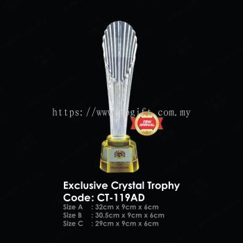 Exclusive Crystal Trophy CT-119AD