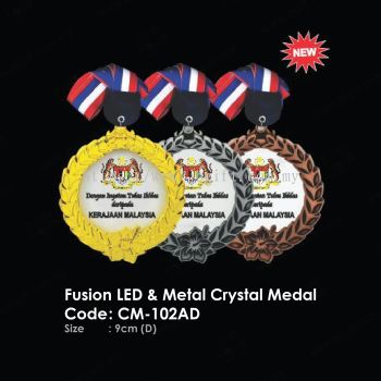 Fusion LED & Metal Crystal Medal CM-102AD