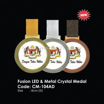 Fusion LED & Metal Crystal Medal CM-104AD