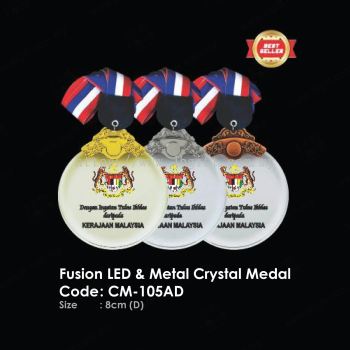 Fusion LED & Metal Crystal Medal CM-105AD