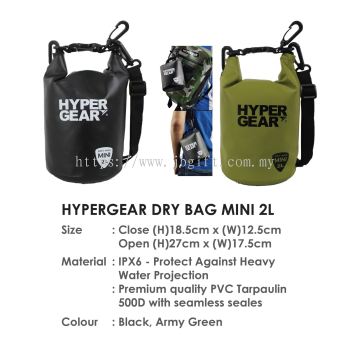 HYPERGEAR DRY BAG MINI 2L