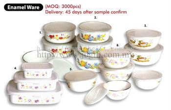 ENAMEL WARE (MAKE TO ORDER)