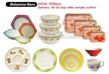 MELAMINE WARE (MAKE TO ORDER)