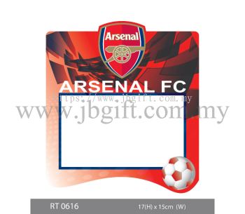 RT 0616 Car Decal (Road Tax Sticker) - Arsenal FC 17cm X 15cm