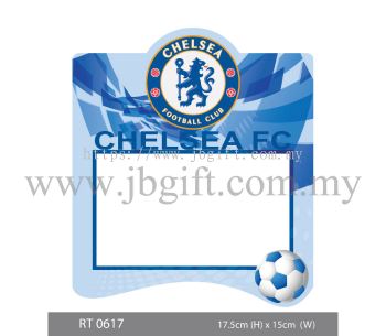 RT 0617 Car Decal (Road Tax Sticker) - Chelsea FC 17.5cm X 15cm