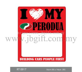 RT 0917 Car Decal (Road Tax Sticker) - Perodua 16cm X 14cm-01