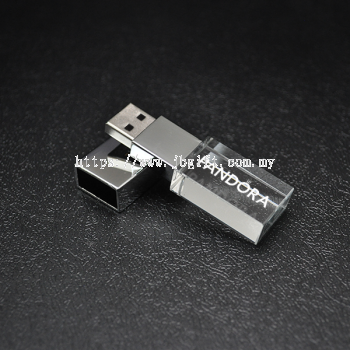 CRYSTAL USB THUMB DRIVE / PENDRIVE USB-114 BE