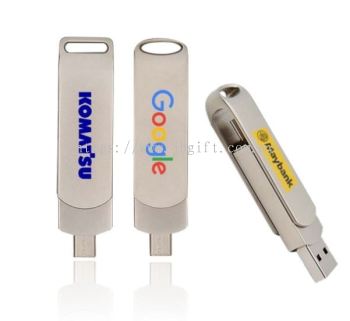 2 IN 1 USB THUMB DRIVE / PENDRIVE USB-128 BE