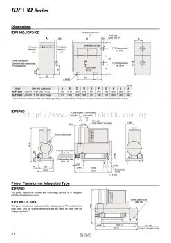 SMC Air Dryer IDFD 3