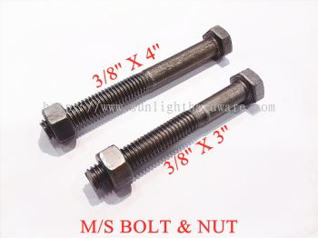 Mild Steel Bolt & Nut