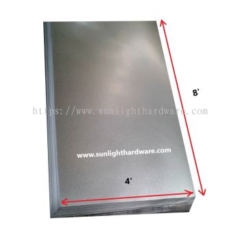 GI Plate 4FT x 8FT (available thickness: 0.40mm & 0.50mm)