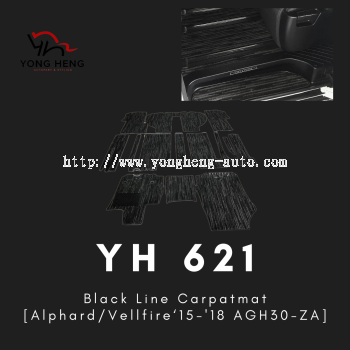 Black Line Carpatmat [Alphard/Vellfire15-'18 AGH30-ZA] [YH621]
