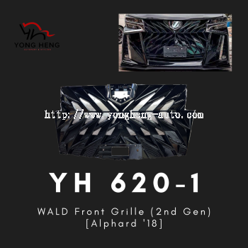 WALD Front Grille (2nd Gen) [Alphard '18] [YH620-1]