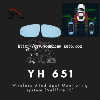 Wireless Blind Spot Monitoring system [Vellfire15] [YH651]