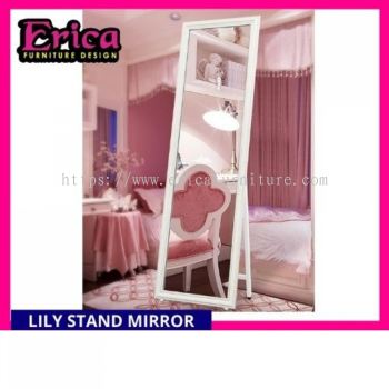 Lily Standing Mirror White Colour 