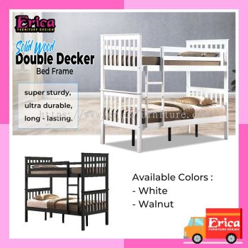 Bed Solid Wood -Single+Single