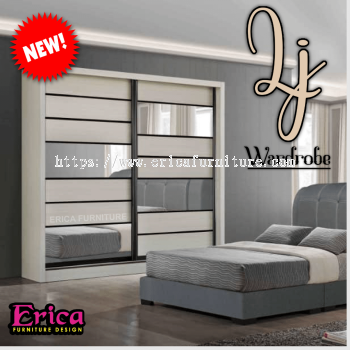 LJ Wardrobe with Anti Jump Sliding Door/ 6FTx8FT/ 8FTx8FT (FULL INSTALLATION)