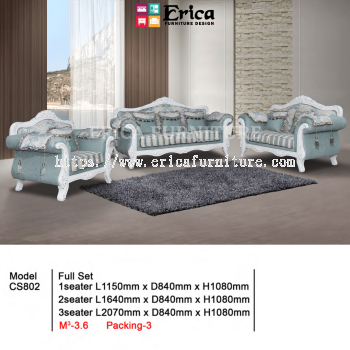 Classic Fabric Sofa Set - Erica Furniture Design Sdn Bhd