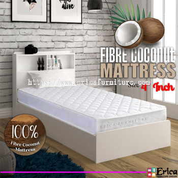 Mastercoil Fibre Coconut Mattress - Single Size / 4 Inches