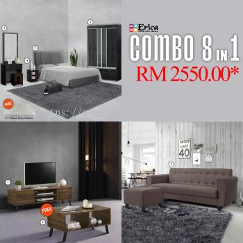 COMBO 8IN1 - SOFA/LIVING ROOM SET/BEDROOM SET