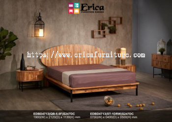 EDBD4713 - WOODEN BED