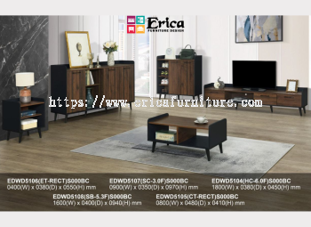 EDWD5104 (HC-6.0F) / 5105 (CT-RECT) / 5106 (ET-RECT) / 5107 (SC-3.0F) / 5108 (DISPLAY) - LIVING SET