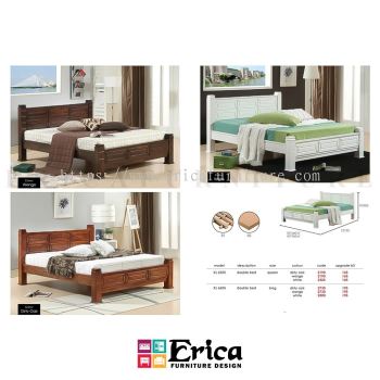 QUEEN WOODEN BED XL 6505 / KING WOODEN BED XL 6605