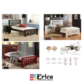 SINGLE WOODEN BED XL 7350s / SUPER SINGLE WOODEN BED XL 7450s