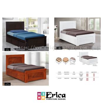 SINGLE WOODEN BED XL 9313 / SUPER SINGLE WOODEN BED XL 9413