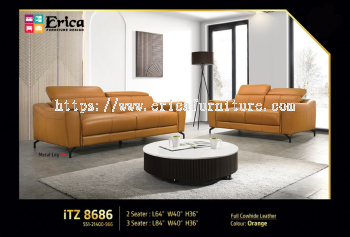 LEATHER SOFA 2+3 8686/8688