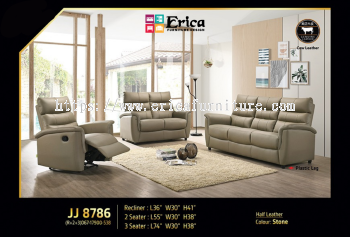 HALF LEATHER SOFA 1R+2+3 8786/8788