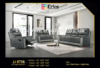 FABRIC SOFA 1R+2+3 8726/8728