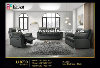 PU LEATHER SOFA 1R+2+3 8730