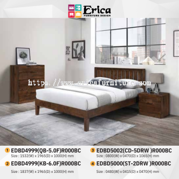 EDBD4999 / EDBD5002  / EDBD5000 - WOODEN BEDROOM SET