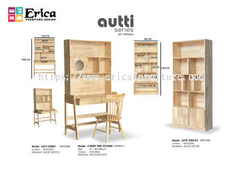 ST8001 / STC8900 / WD8103 - SOLID WOOD STUDY TABLE SET