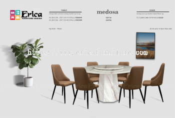 PL DINING SET - PL M24106 + M34106 + C1290B-C290B