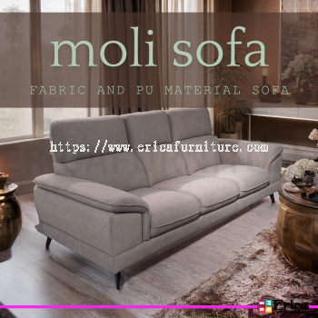 Moli Pet-Friendly Fabric/PU Leather Sofa