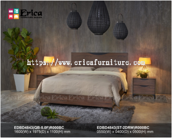 EDBD4843 - WOODEN BED