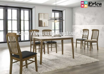 3045-2409 CERAMIC TOP WOODEN DINING SET