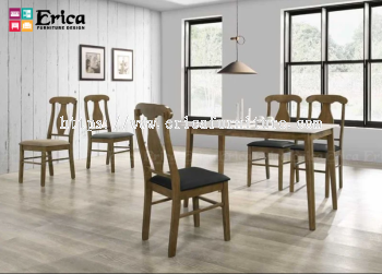 3045-2410 CERAMIC TOP WOODEN DINING SET