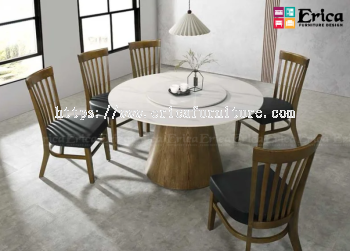 3044-2413 CERAMIC TOP WOODEN DINING SET