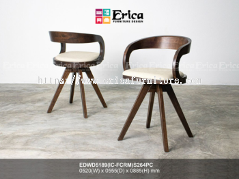 EDWD5189 - WOODEN DINING CHAIR