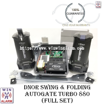DNOR SWING & FOLDING AUTOGATE TURBO 880 (FULL SET) - WINWIN ALARM