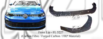 Volkswagen MK8 Front Lip (Carbon Fibre / Forged Carbon / FRP Material)