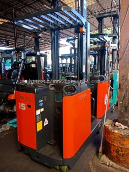 Sales Reconditioned Toyota 7FBR 1.5Ton 4.5M Reach Truck 