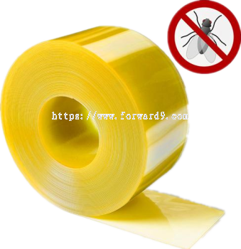 Anti-Insect PVC Curtain Strip - Clear 