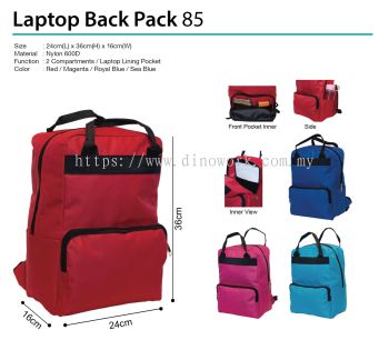 Laptop Back Pack 85